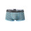 (S,Blue)Mens Striped Ice Silk Translucent Breathable Thin Elastic Mid Waist Boxers 1