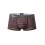 (S,Red)Mens Striped Ice Silk Translucent Breathable Thin Elastic Mid Waist Boxers 1