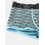 (M,Orange)Mens Striped Ice Silk Translucent Breathable Thin Elastic Mid Waist Boxers 3