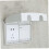 Th Double Socket Protector Cover Waterproof Electric Plug Socket Cover Baby Safety Boxwhite1pcs 5
