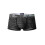 (M,Black)Mens Striped Ice Silk Translucent Breathable Thin Elastic Mid Waist Boxers 1