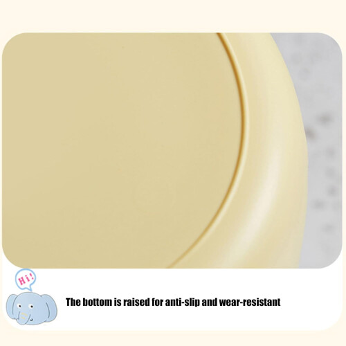 White Round Waste Bin  Capacity For Home Office Kitchen Bathroom Space Saving Design 1