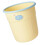 White Round Waste Bin  Capacity For Home Office Kitchen Bathroom Space Saving Design 3