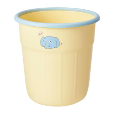 White Round Waste Bin Capacity For Home Office Kitchen Bathroom Space Saving Design