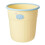 White Round Waste Bin  Capacity For Home Office Kitchen Bathroom Space Saving Design 1