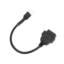 6 Pin OBD2 Diagnostic Adapter Plastic Engine Fault Detector for Motorcycle