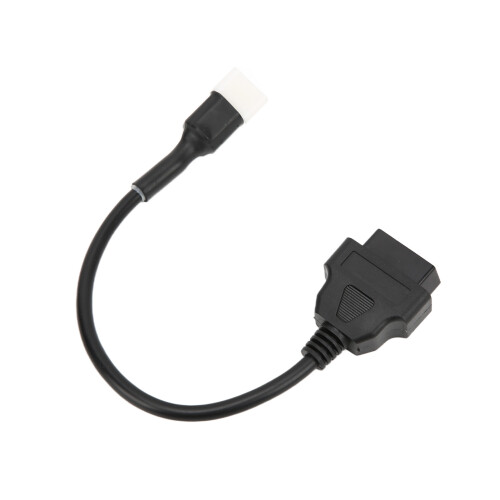 6 Pin OBD2 Diagnostic Adapter Plastic Engine Fault Detector for Motorcycle