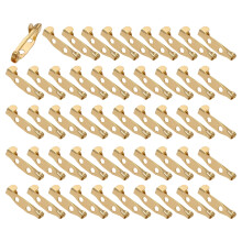 50 Stück Sicherheits-Broschennadeln in optionaler-Gold 25mm