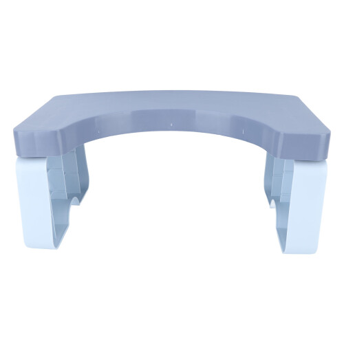 Faltbarer PP-Toilettenhocker, 26cm Innensegment, Blau, tragbar