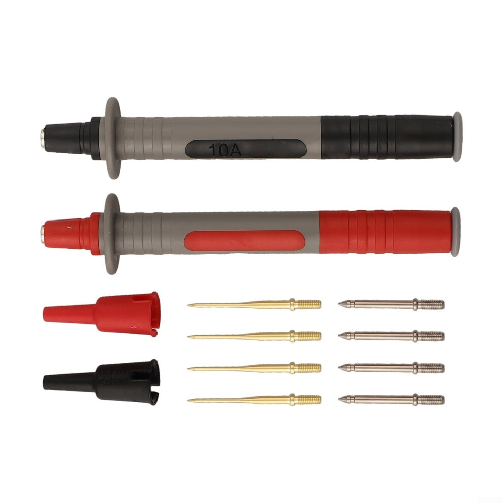 2Pcs Multimeter Test Probe Replaceable Needles 2Mm 1Mm Copper Gold Plated Tips For Electrical Testing Equipment 9382693487377