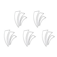 5Pcs Christmas Cutting Dies Embossing Die Cut For-JH011806