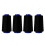 4 Spools Polyester Sewing Thread 1000yds Each for Sewing-Black 1
