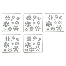 5 Pcs Merry Christmas Cutting Dies Embossings Stencils-JH072212