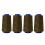 4 Spools of Polyester Thread Embroidery Machine-Army Green 1