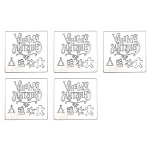 5 Pcs Metal Dies Cuts Christmas Cutting Dies for-JH072214