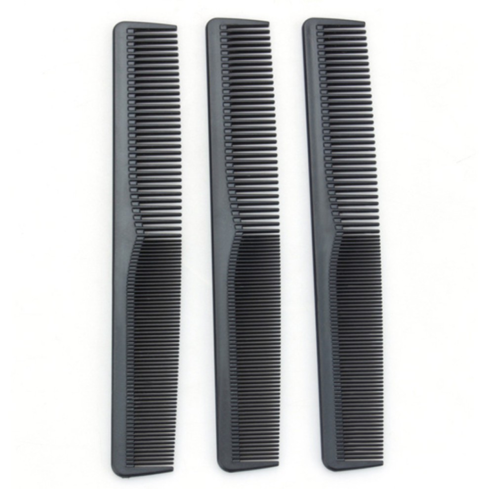 Unisex Travel-Sized Carbon Fiber Comb, 5.5 Inch, Anti-Static, Fine-Tooth, For Finer Hair And Smaller Beards, Sturdy And Durable, Smooth Surface, Fits