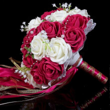 (Rose Red and White) Korean Bouquets