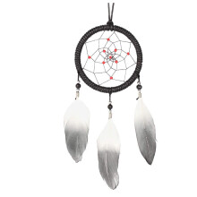 Handmade Wall Decoration, Feather Chandelier Exquisite Interior Decor, Talismans For Sweet Dreams And Good Luck, Unique Designed For Home And Car