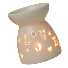 Ceramics HollowedOut Tealight Holder, Essential Oil Burners and Aromatherapy Diffuser For Living Room And Bedroom Decor