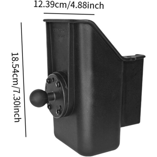 Barcode Scanner Holder with Open Bottom Design and Shock Resistant Grip for Forklift and Warehouse 2