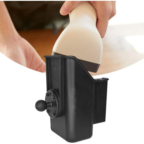 Barcode Scanner Holder with Open Bottom Design and Shock Resistant Grip for Forklift and Warehouse 1