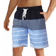 Herren-Badeshorts, Shorts mit Taschen, 3D-gedruckte Strandshorts mit Kompressionsfutter, Boardshorts für den Sommer