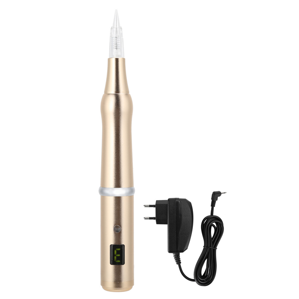 Tattoo Pen For Permanent Makeup, Ultra Quiet Rotary Machine With Flexible Adjustable Needle Depth And Environmental Friendly Materials, Compatible