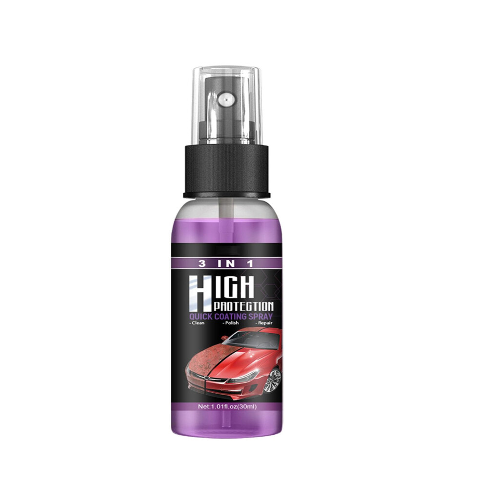 3In1 Car Ceramic Coating Spray 30Ml, Scratch Hydrophobic Shield, Longlasting Shine 9382693488350