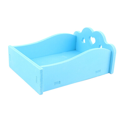 Small Animal Ice Pad Assembly Hamster Sleep Bed-Blue love model