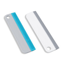 2x Glass Squeegees, Shower Squeegees, Silicone Cleaning Squeegees for Mirrors, Windows And Surfaces In The Kitchen, Bathroom, Car, No Scratches | Sili