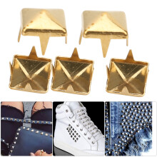 400 Sets 4MM-7MM Messing DIY Lederwaren Nieten für Taschen & Schuhe