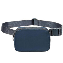 (Blue) Fanny Packs Fashion Waist Bag Waterproof Adjustable Small Crossbody Belt Bag Bum Bag For Women Men Hiking Walking Travel Gifts