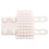 Practical Cat Self Groomers for Wall Corner Cats Hair-White 1