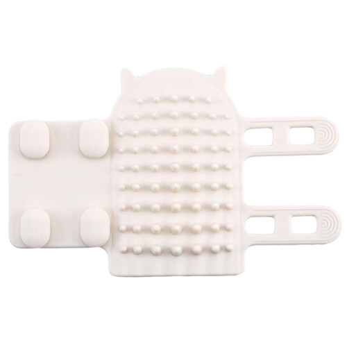 Practical Cat Self Groomers for Wall Corner Cats Hair-White