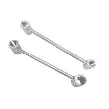 (C) 1/2Pcs Hinge Gap Adjusting Wrench Double-head Door Hinge Spanner Portable Heavy Duty Steel Door Hinge Adjustment Repair Hand Tools Jikaix