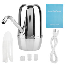 Pompa erogatrice di acqua potabile, erogatore d'acqua elettrico automatico a batteria, uscita in acciaio inox, accessorio portatile per tavolo d'acqua