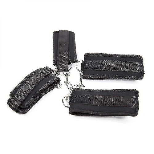 Soft Leather Cuffs Set Adjustable Straps Kit for Hand-wrist-ankle 2
