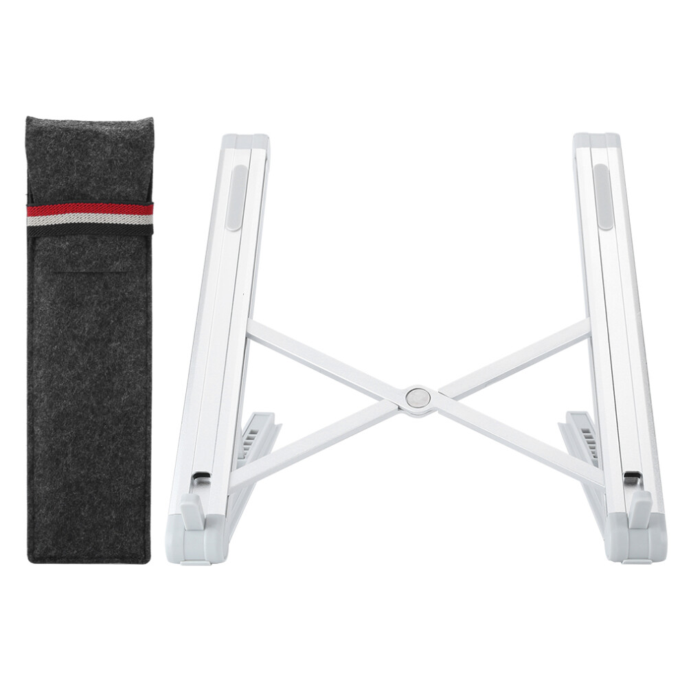 Elevate Your Workspace With The Aluminum Laptop Stand, Ergonomic Design Ensures Comfort For Extended Sessions, Compatible With 10-15.6" Devices, Light 9176269761257