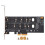 Κορυφαίος διπλός μετατροπέας SSD M.2NVMe & SATA, υποστηρίζει εκκίνηση λειτουργικού 1