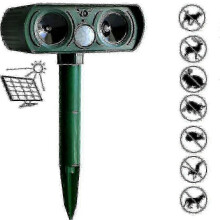(RC-511) Solar Ultrasonic Animal Repeller With Motion Detector Waterproof Design For Outdoor Cat Dog Repellent_mm2 -CN-WR