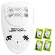 (white) Ultrasonic Bat Repellent Mouse Repellent 2 Pack - Repels Bats In 72 Hours tao
