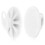 (White)Soft Silicone Body Scrubber Handheld Shower Cleansing Brush,gentle Exfoliating 1