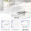(White)Soft Silicone Body Scrubber Handheld Shower Cleansing Brush,gentle Exfoliating 4