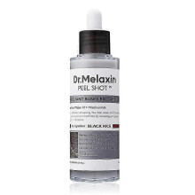 (black.rice)Dr.Melaxin PEEL SHOT GLOW EXFOLIANT RICE AMPOULE 80ml WHITE / BLACK RICE