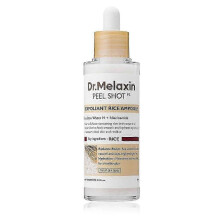 (yellow.rice)Dr.Melaxin PEEL SHOT GLOW EXFOLIANT RICE AMPOULE 80ml WHITE / BLACK RICE