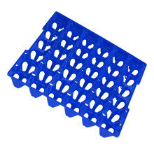 Eierlager- und Transportkörbe 5er Pack, 30-Fach Kunststoffplatten, Blau, für Landwirtschaft/Hausgebrauch