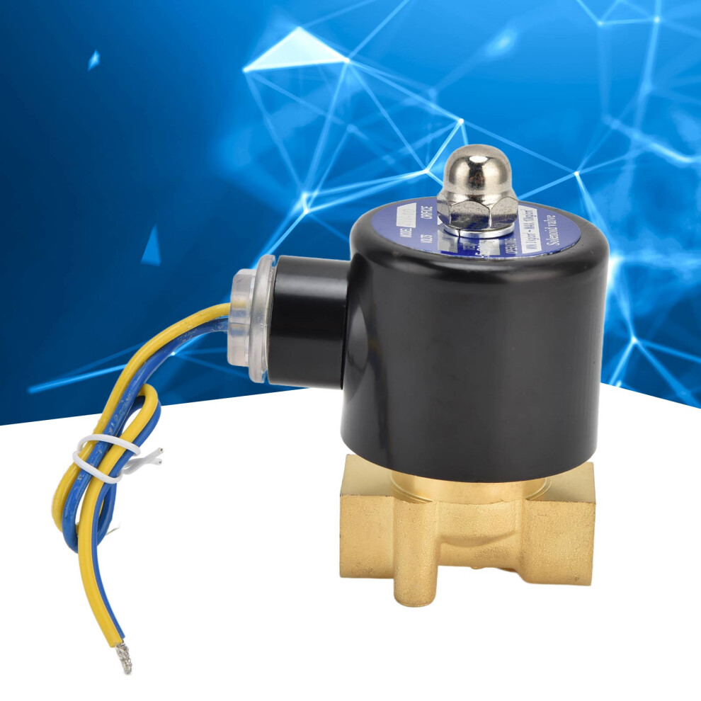 2W-040-10 G3/8 Brass Normally Closed Solenoid Valve For Water Air Oil Dc12v 5031377160559