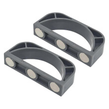 (Gray) Quick Mounting Ice Making Machine Accessory Magnetic Ice Scoops Holder Bracket for Kitchen Use Repla