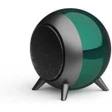 (Green) Bluetooth Speaker, Smart Speakers With 3d Stereo, Portable 5w Bluetooth Speakers 5.0 Wireless