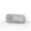 (White) Intelligence LED Wireless Bluetooth-compatible Speaker Mirror Surface Clock Double Alarm Support TF 1